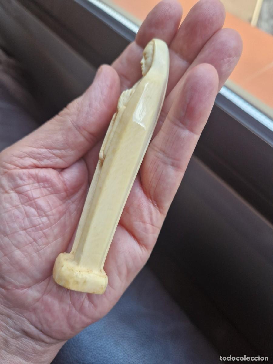 Arte: VIRGEN TALLADA EN MARFIL - Foto 12