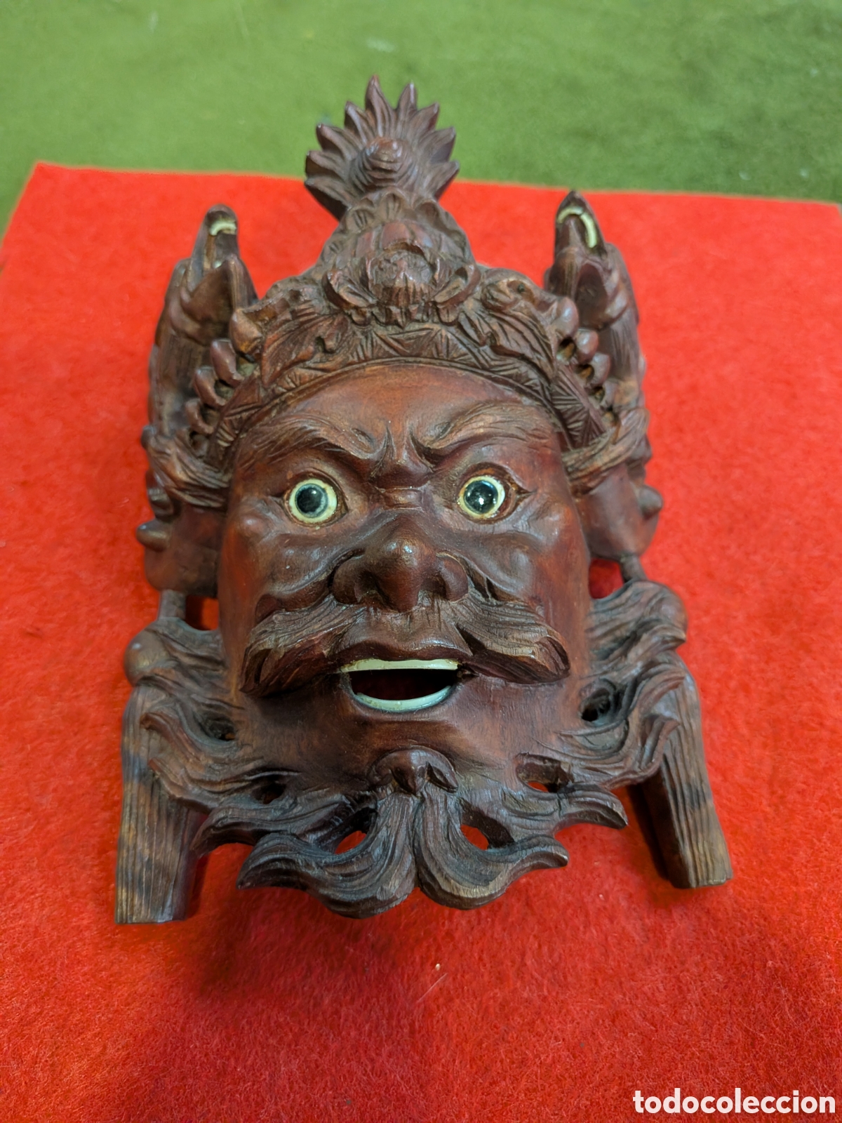 Arte: Mascara china en madera tallada. REF-9288 - Foto 1