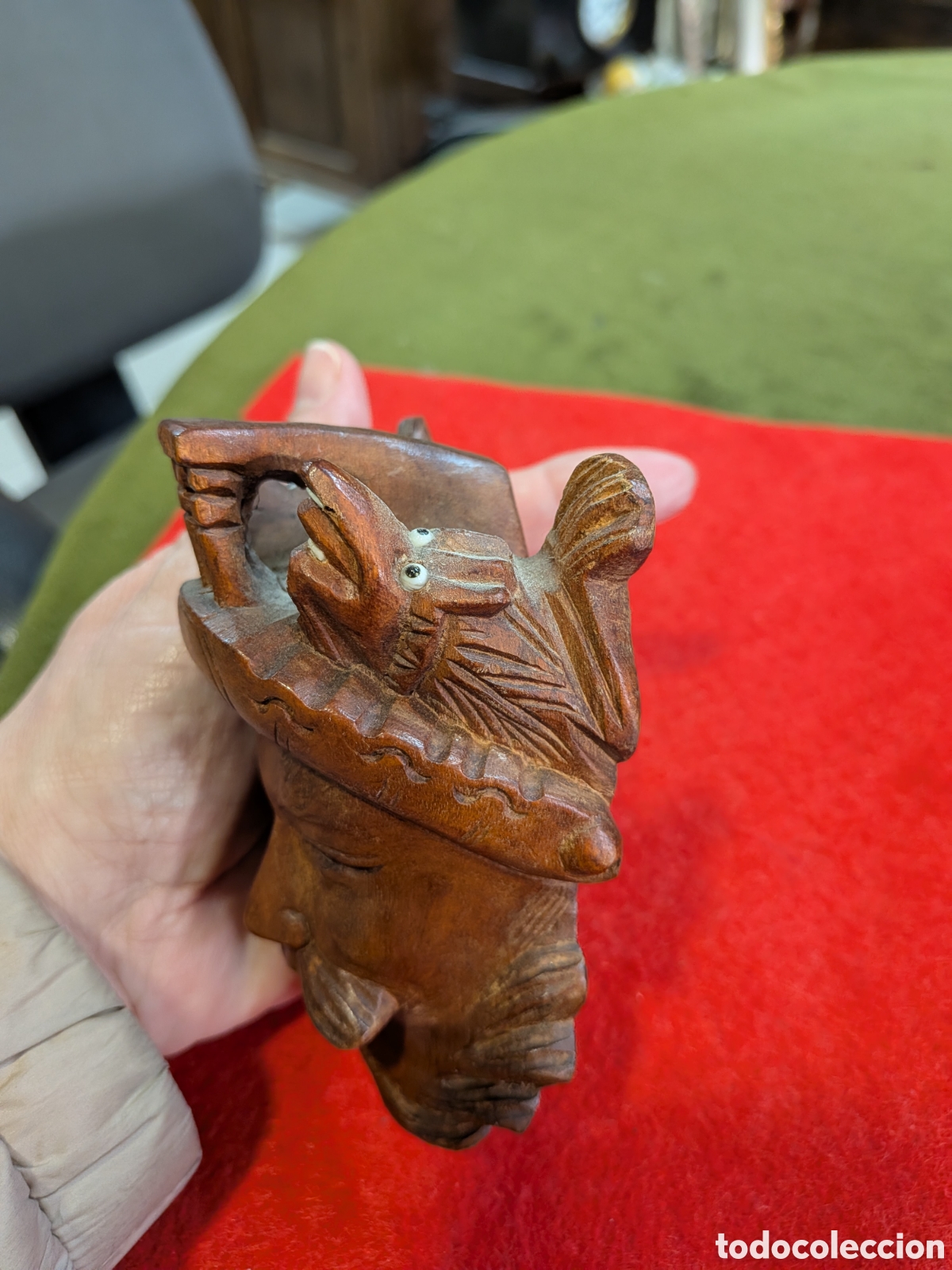 Arte: Mascara china en madera tallada. REF-8646 - Foto 4