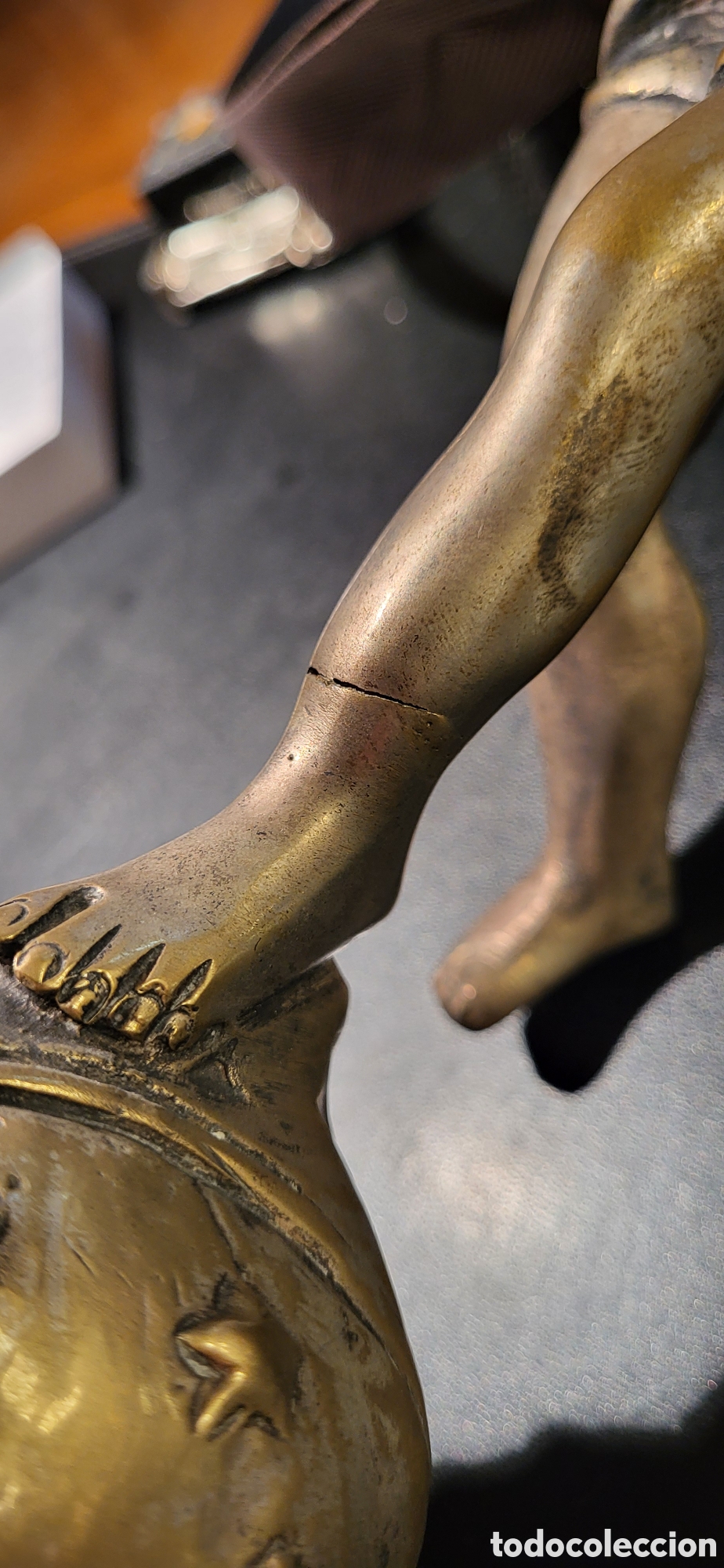 Arte: Bronce plateado sin firmar - Foto 6