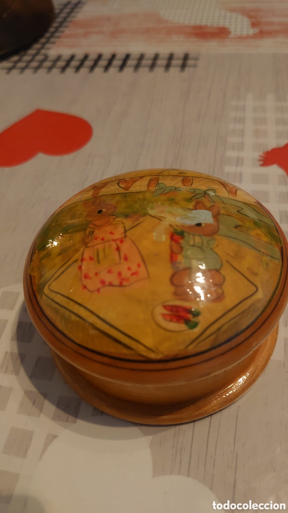Arte: Cajitas colecci&oacute;n antiguas porcelana y madera