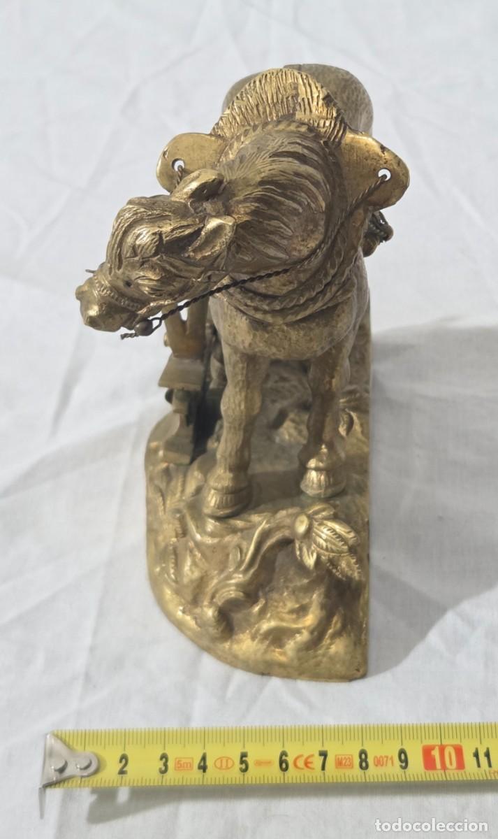 Arte: Figura caballo de labor con arado en bronce - Foto 17