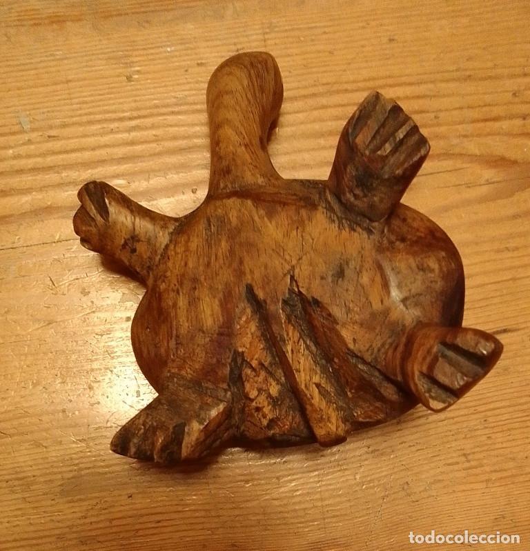 Arte: Tortuga tallada madera - Foto 2