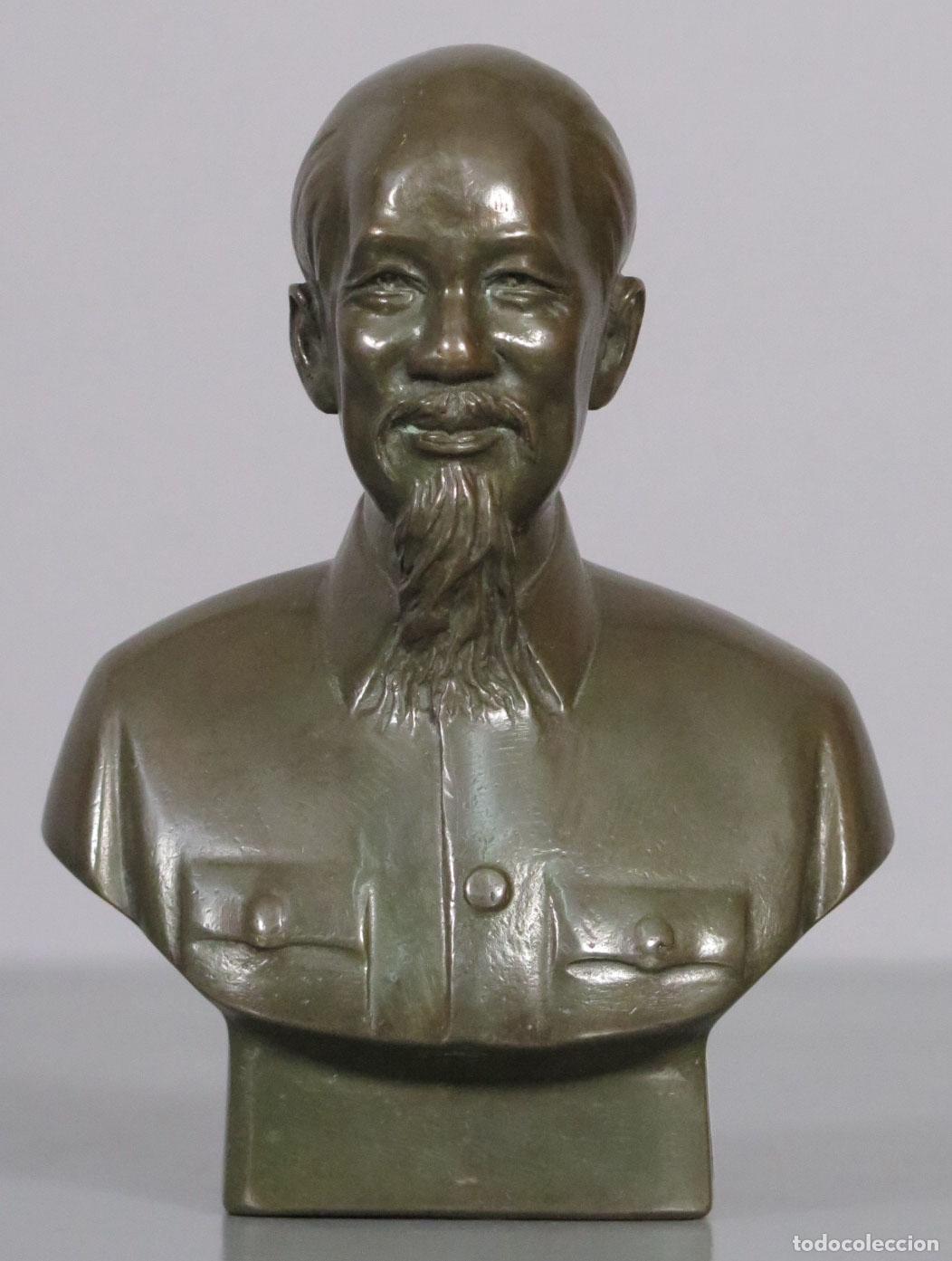 Arte: BUSTO DE Ho Chi Minh. BRONCE. - Foto 2