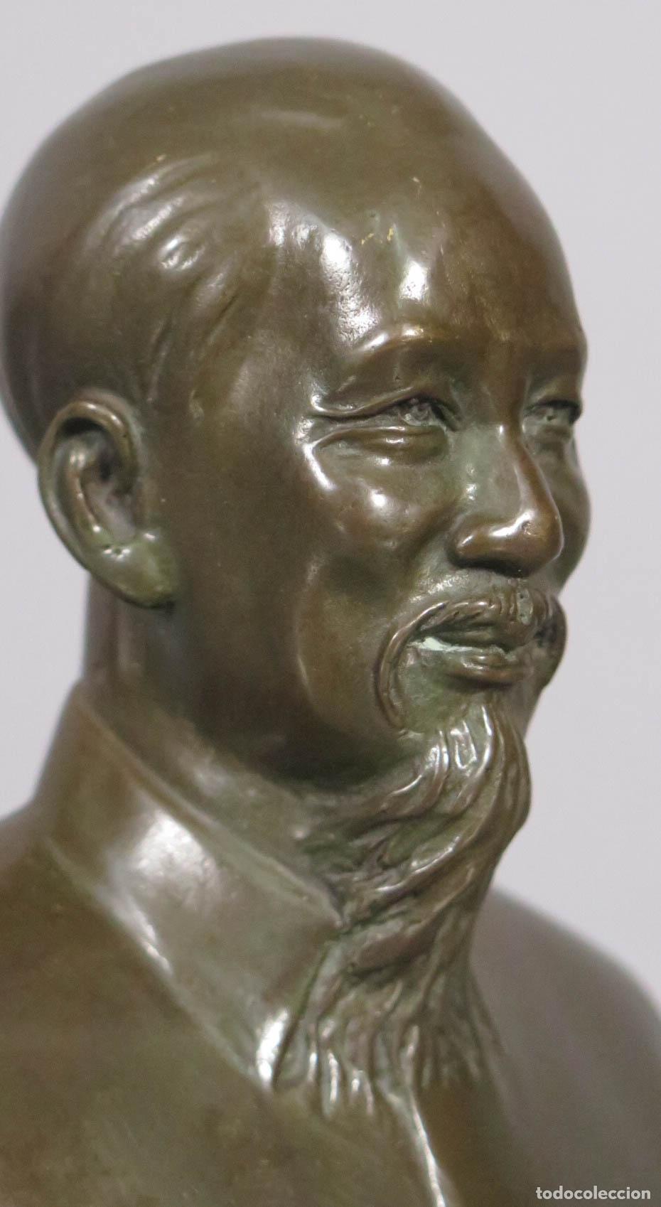 Arte: BUSTO DE Ho Chi Minh. BRONCE. - Foto 3