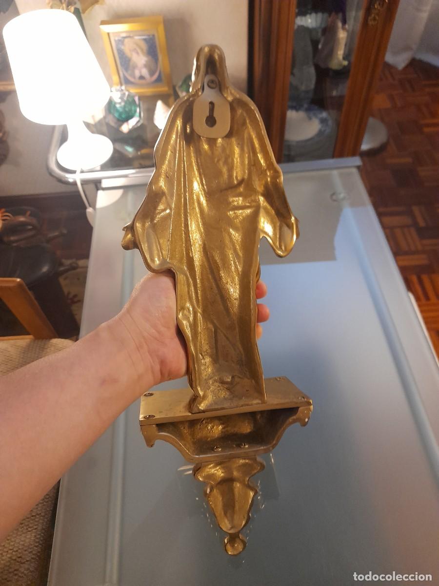 Arte: Sagrado Coraz&oacute;n en bronce - Foto 4