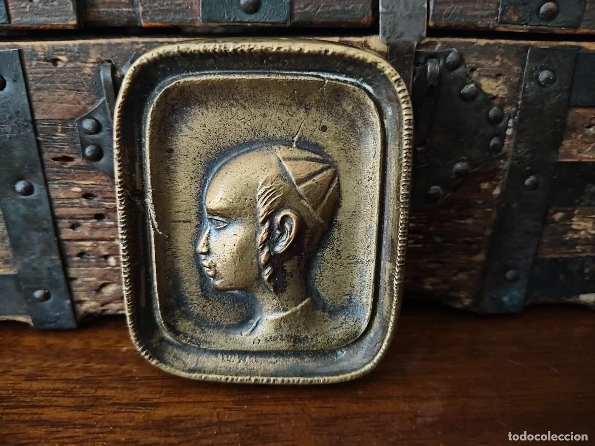 Arte: Placa en bronce de Jud&iacute;o. Ver. - Foto 1