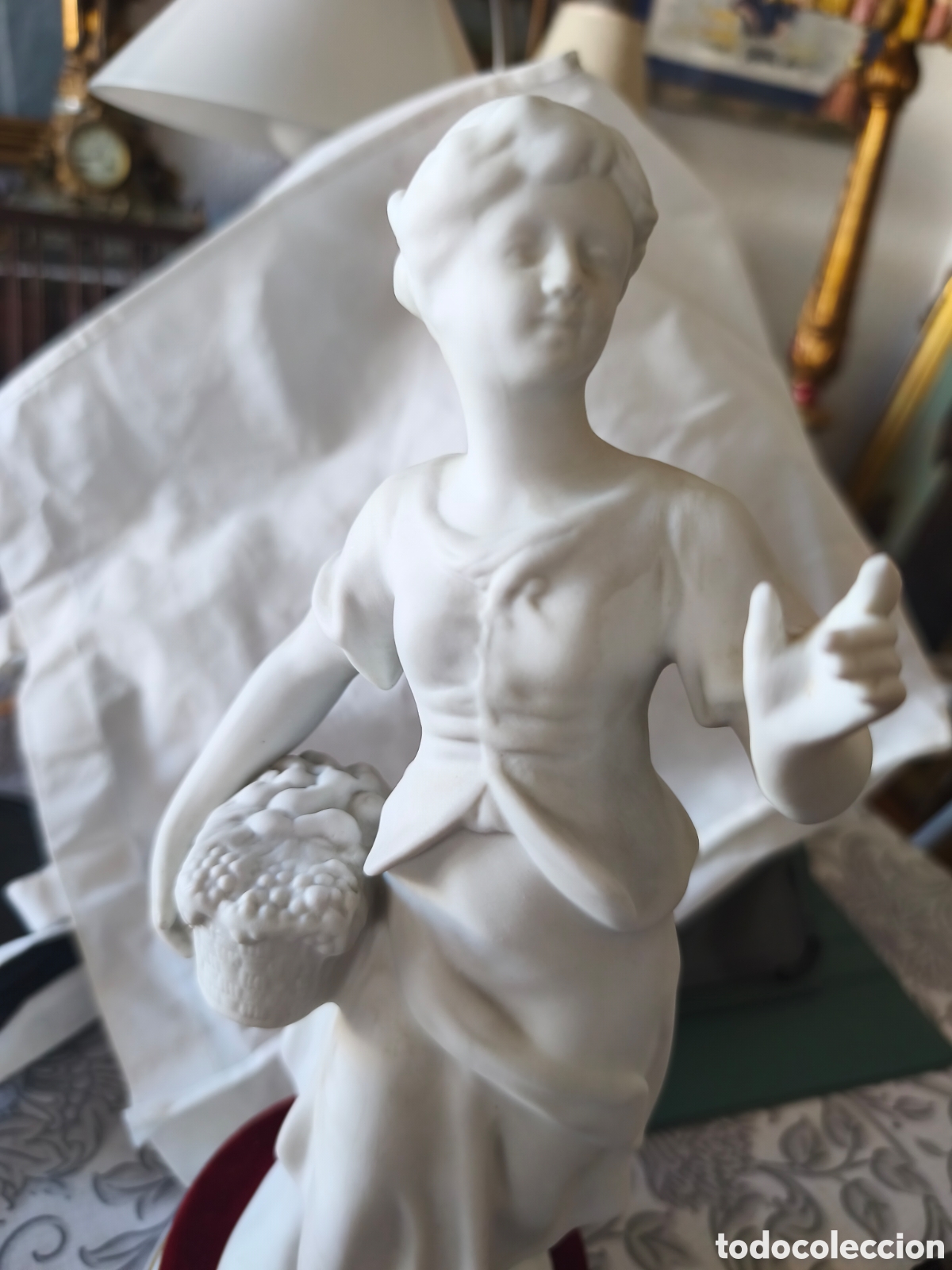 Arte: Figura en porcelana biscuit - Foto 2