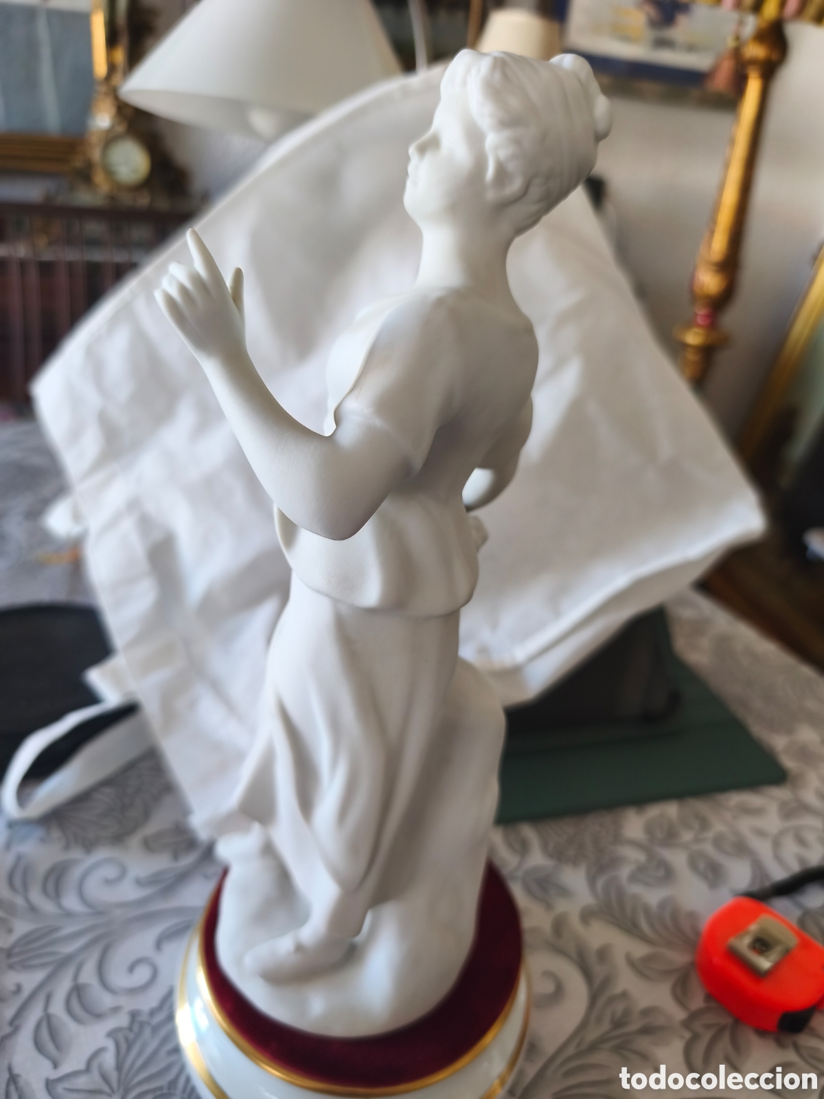 Arte: Figura en porcelana biscuit - Foto 3