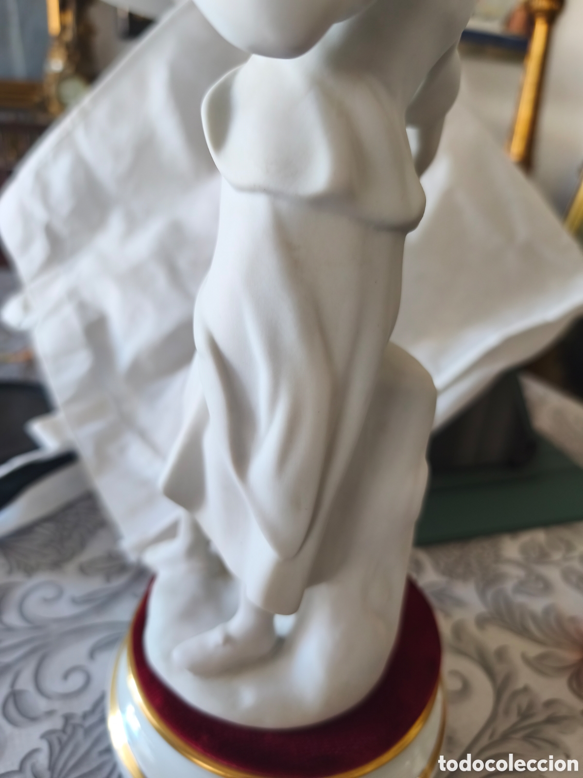 Arte: Figura en porcelana biscuit - Foto 4