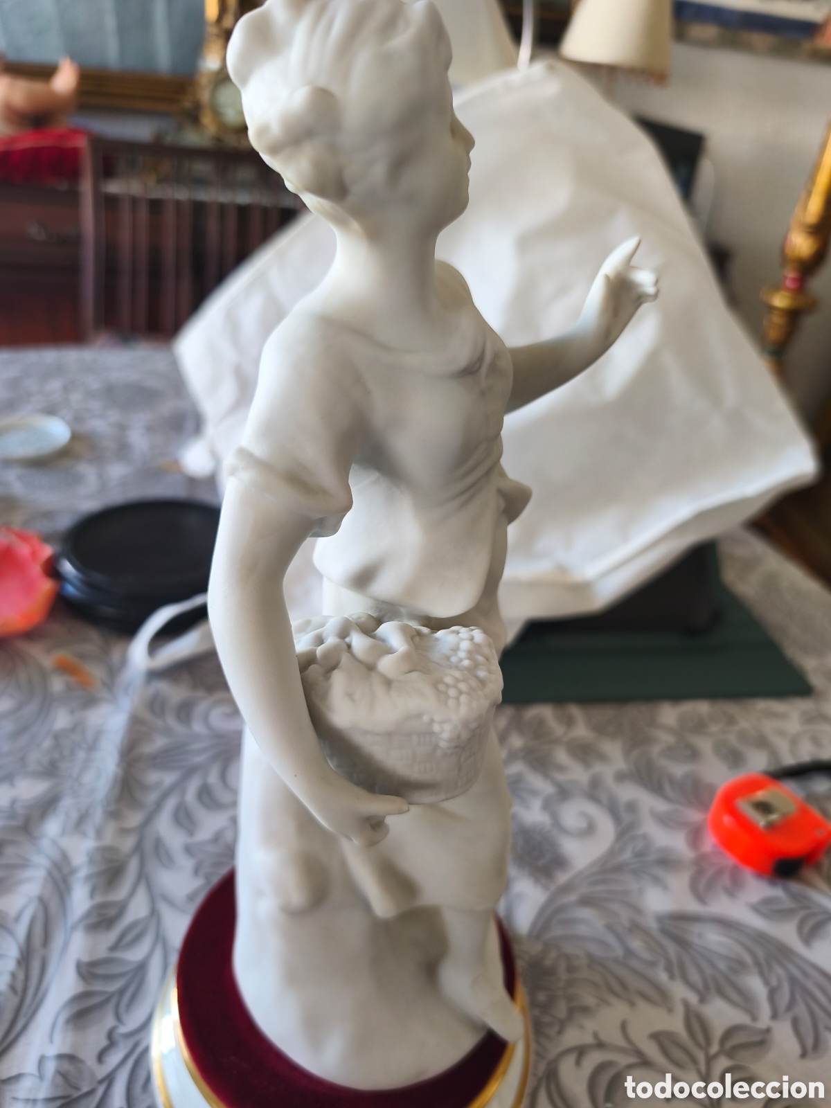 Arte: Figura en porcelana biscuit - Foto 6