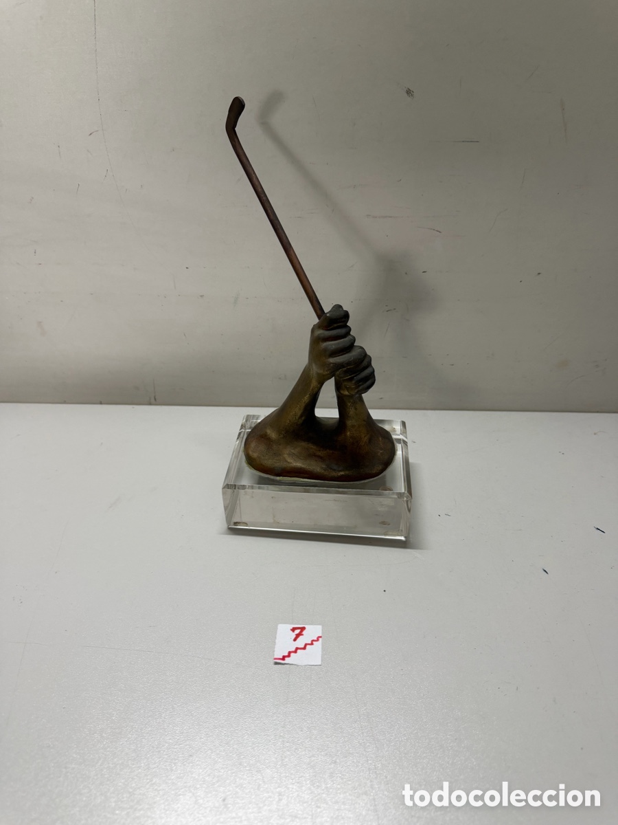 Arte: Antiguas cultura de bronce golfista