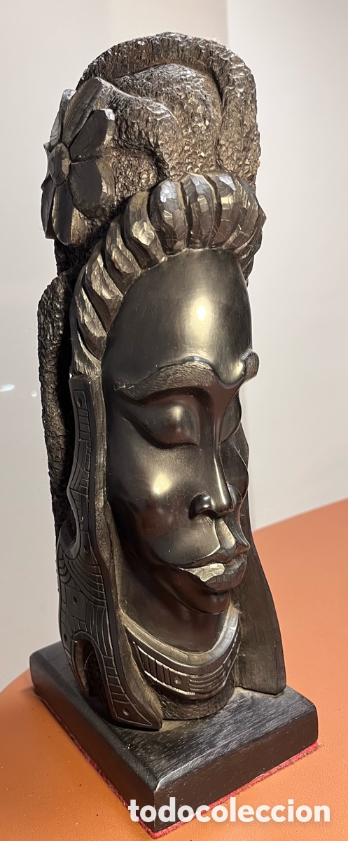 Arte: Escultura/ busto de madera - Foto 3
