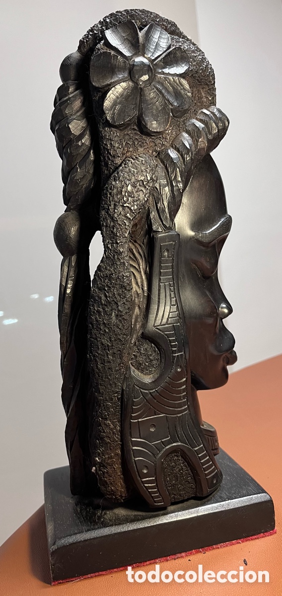 Arte: Escultura/ busto de madera - Foto 4