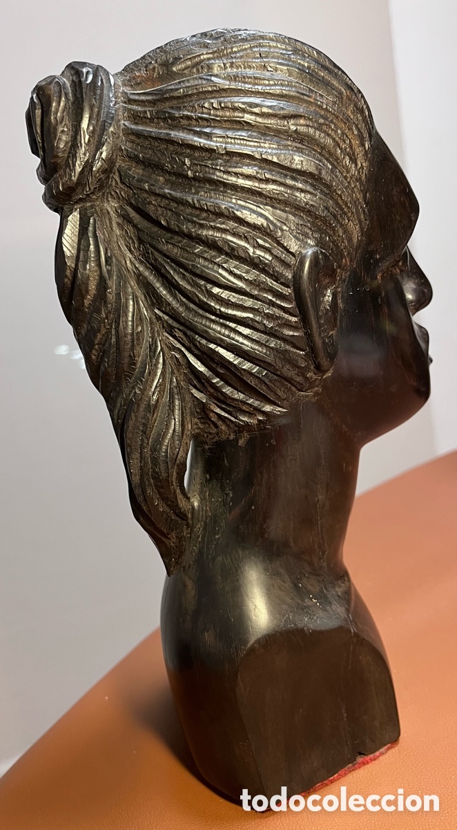 Arte: Escultura/ busto de madera - Foto 9