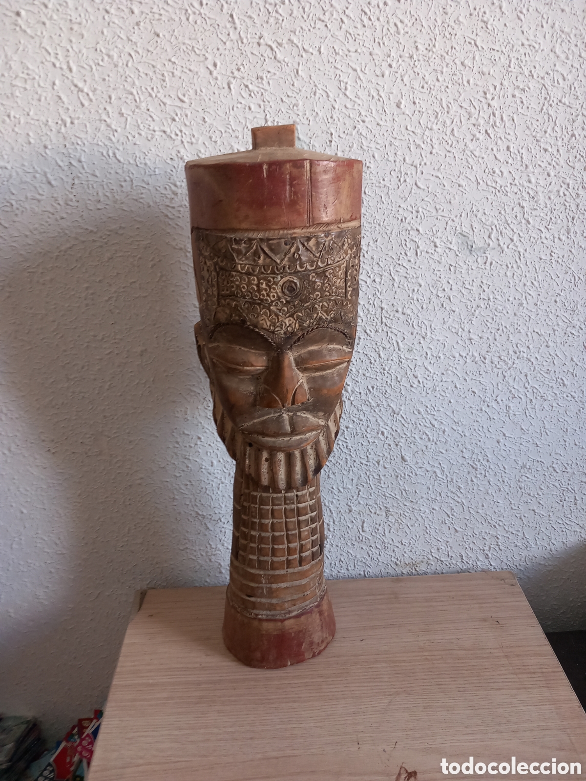 Arte: TALLA DE MADERA 50 CM,,VER FOTOS