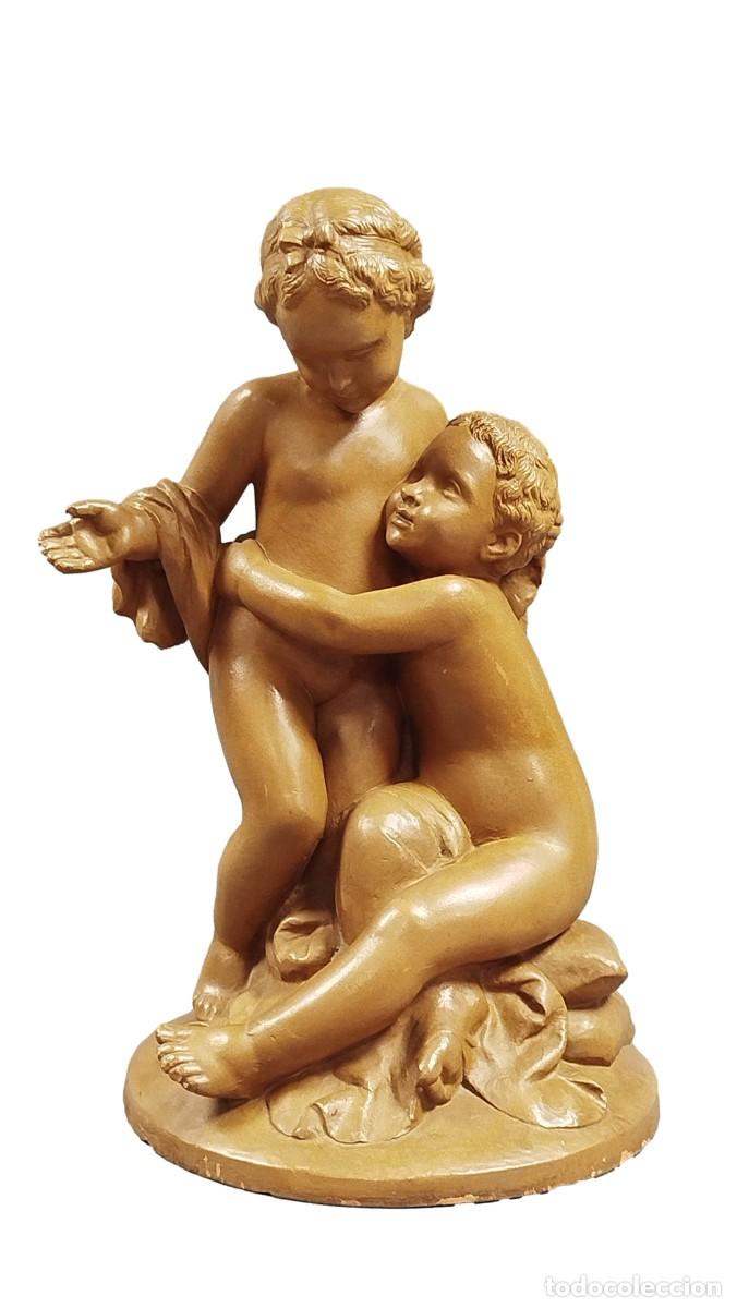 Arte: FIGURA TERRACOTA PATINADA FABRICA JULLAR DE FRANCISCO JUVENTENY