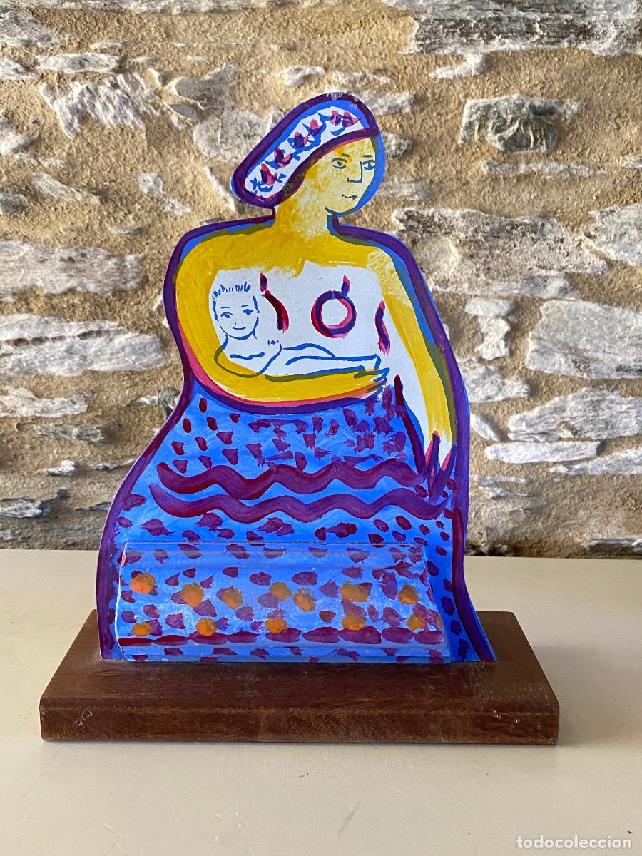 Arte: Escultura de madera pintada . - Foto 1