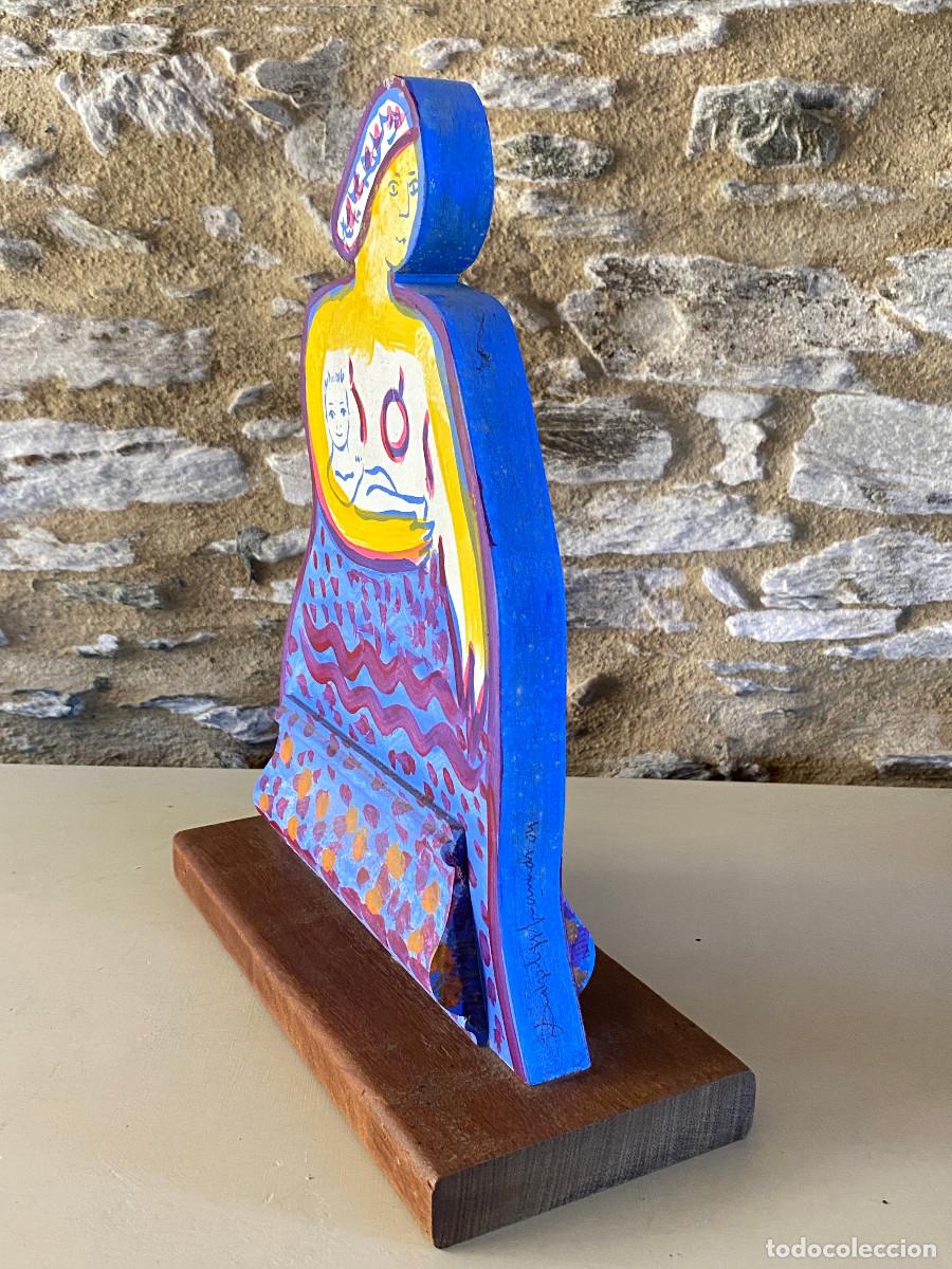 Arte: Escultura de madera pintada . - Foto 2