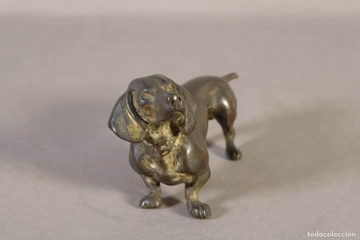 Arte: FIGURA DE PERRO EN BRONCE - Foto 2