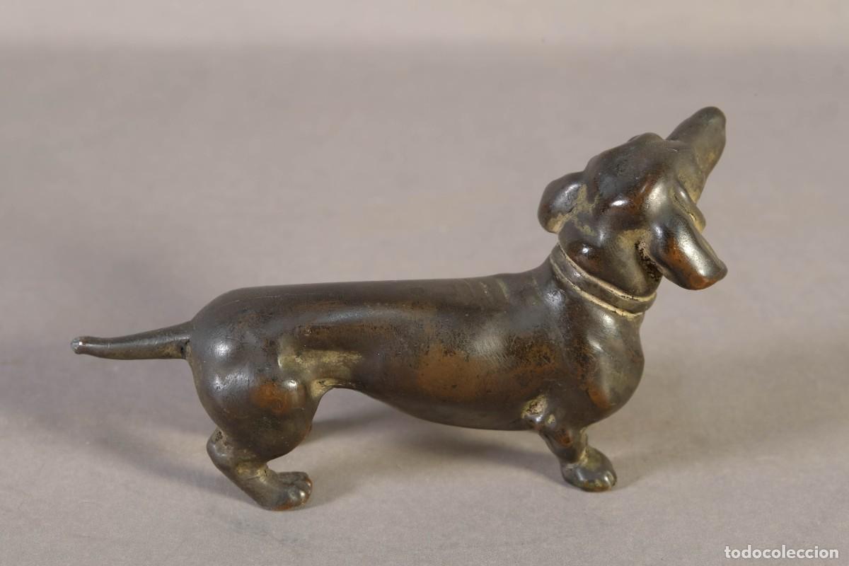 Arte: FIGURA DE PERRO EN BRONCE - Foto 3