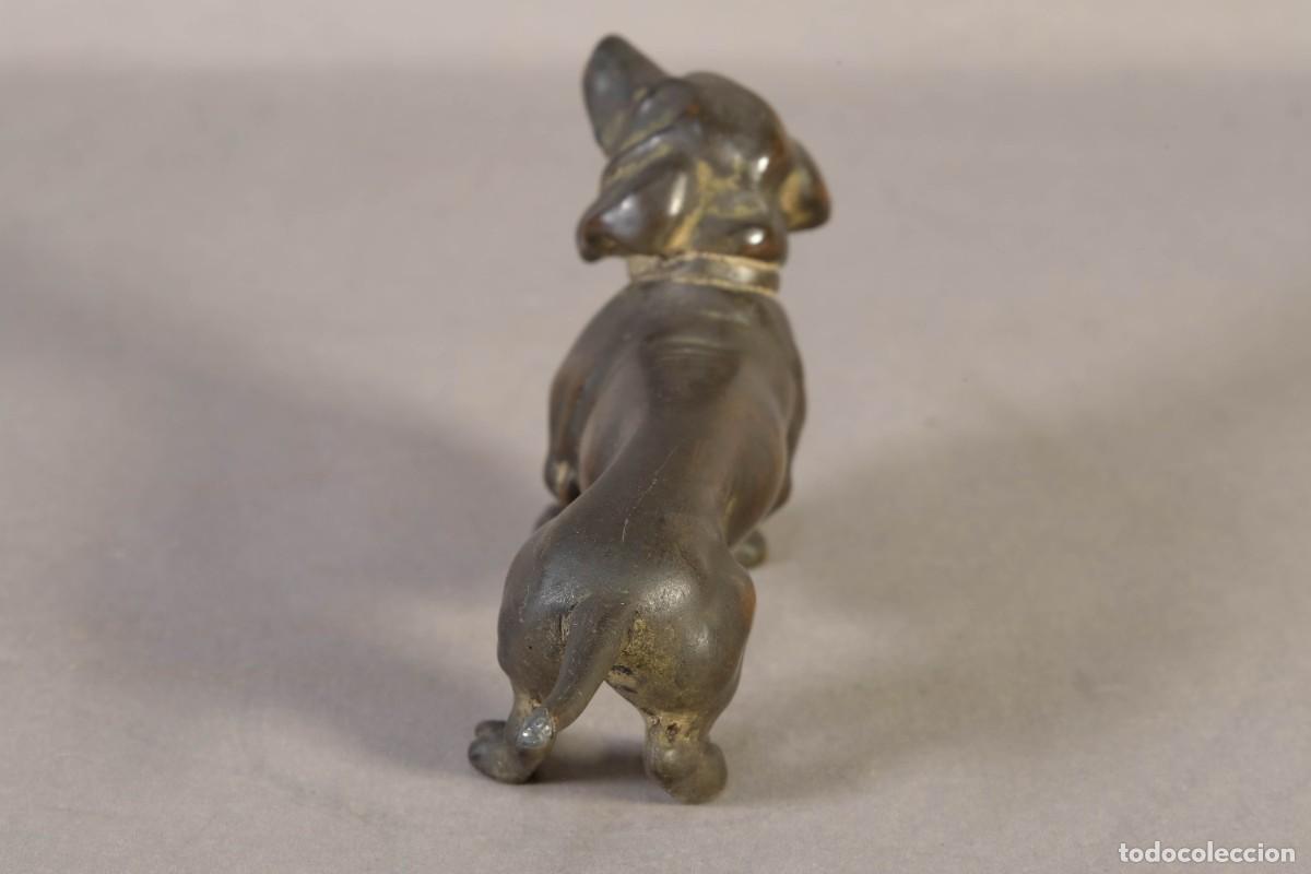 Arte: FIGURA DE PERRO EN BRONCE - Foto 4