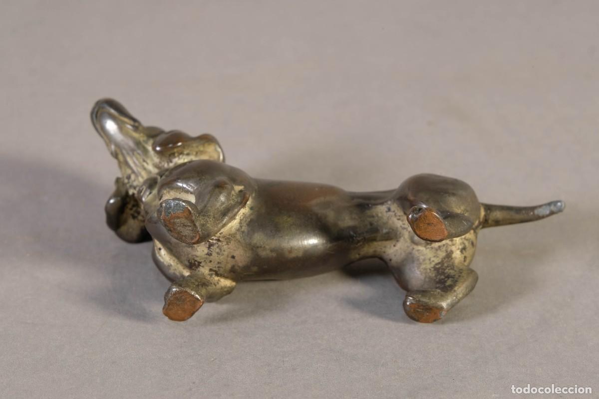 Arte: FIGURA DE PERRO EN BRONCE - Foto 5