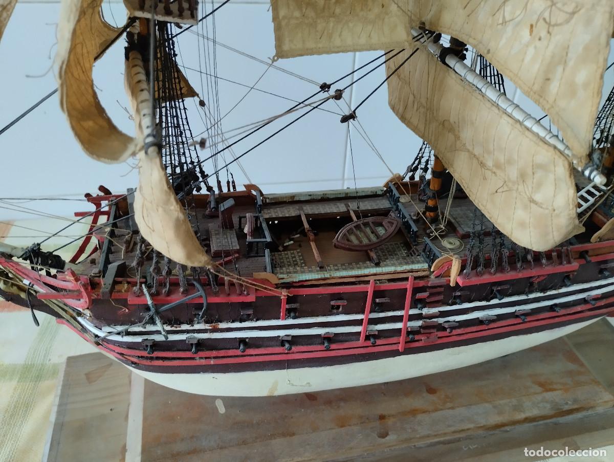 Arte: maqueta de velero de madera - Foto 2