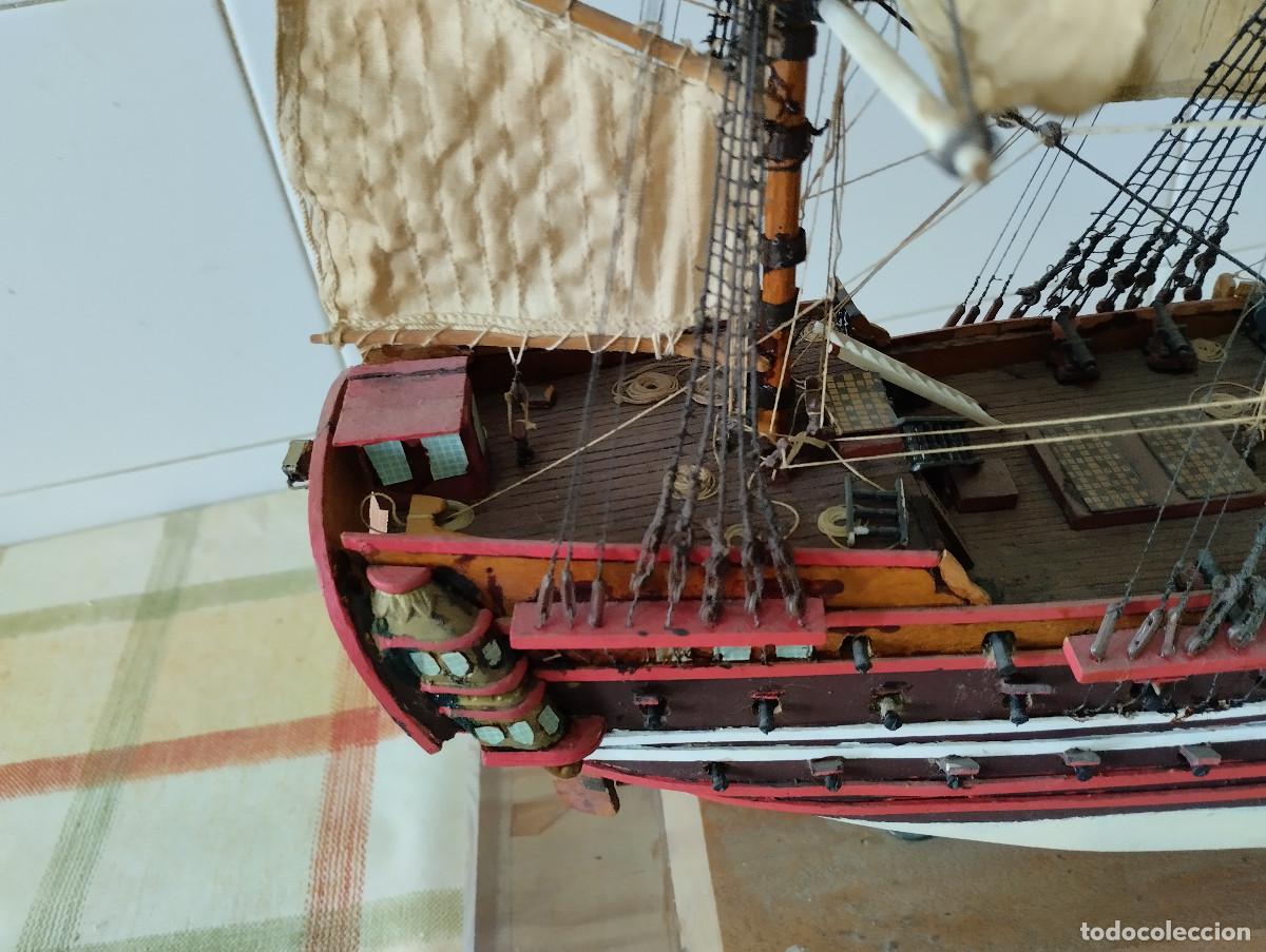Arte: maqueta de velero de madera - Foto 6