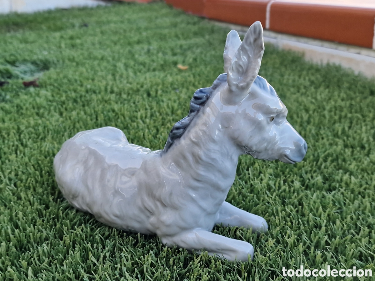 Arte: Burro de LLADRO de colecci&oacute;n NAO - Foto 3