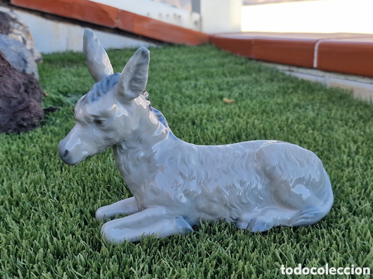 Arte: Burro de LLADRO de colecci&oacute;n NAO - Foto 6