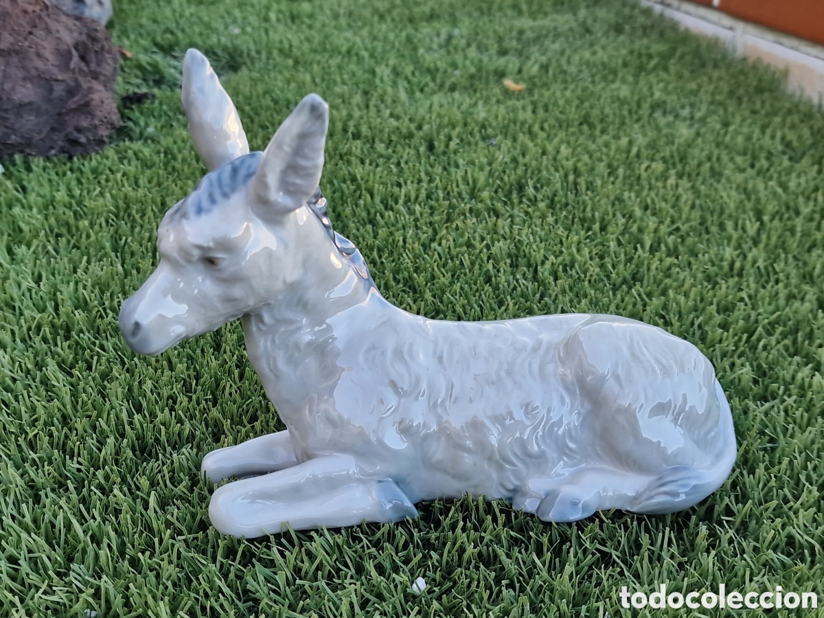 Arte: Burro de LLADRO de colecci&oacute;n NAO - Foto 1