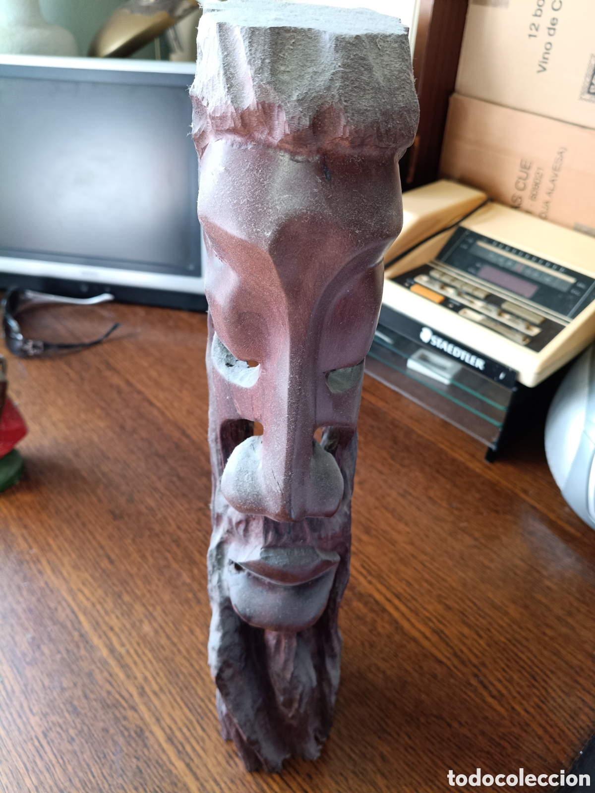 Arte: Escultura madera tallada a mano