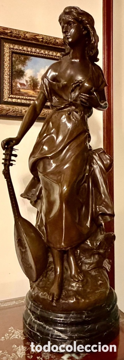 Arte: FIGURA FEMENINA - AUGUSTE MOREAU (1834-1917) - FIRMADA