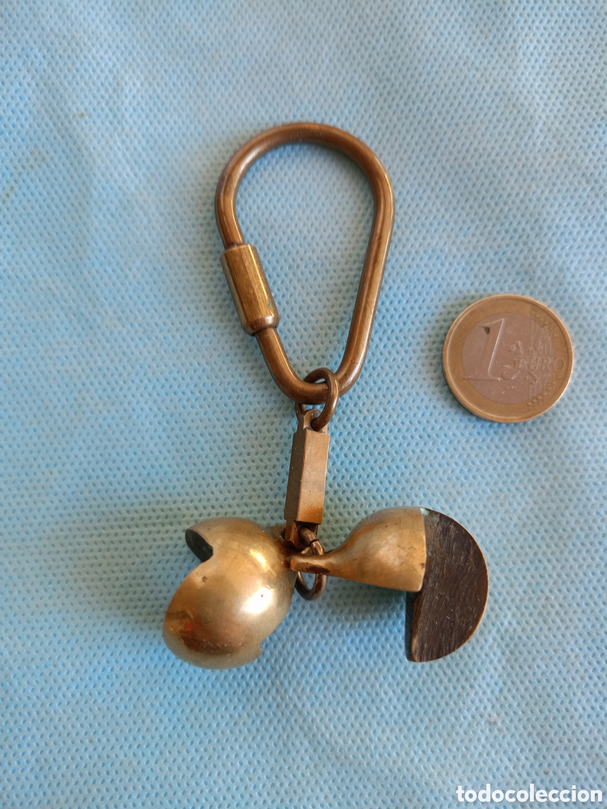 Arte: LLAVERO ESCULTURA BRONCE FIRMADO Y FECHADO