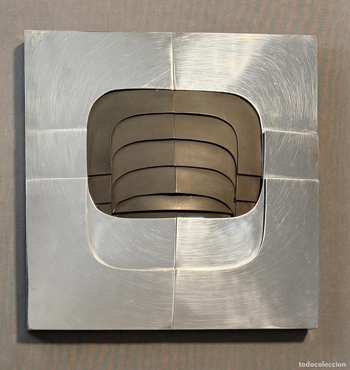 Arte: Amadeo Gabino , escultura en acero y bronce , 1975 , tirada de 250 ej. firmada y justificada , R363