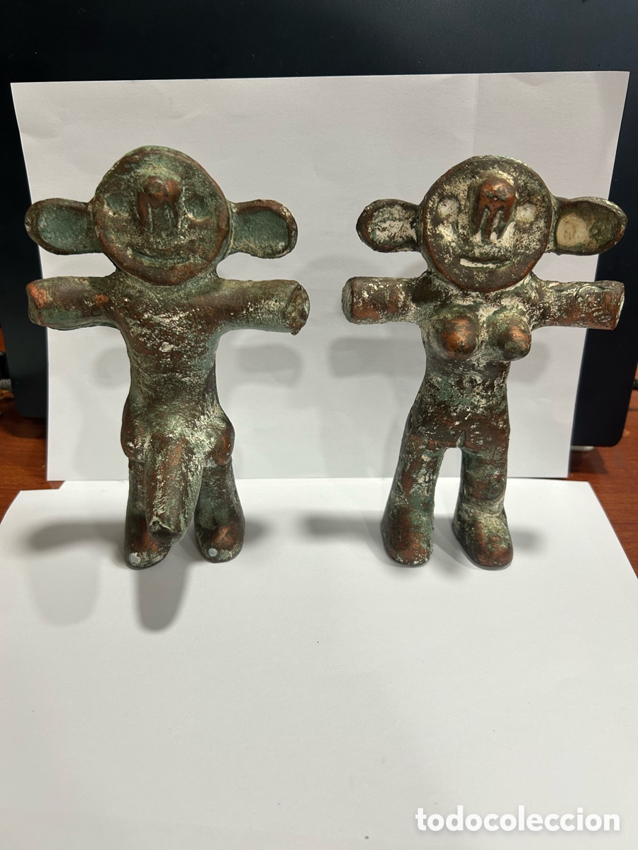 Arte: Figuras met&aacute;licas &rdquo;Novios del Moj&oacute;n
