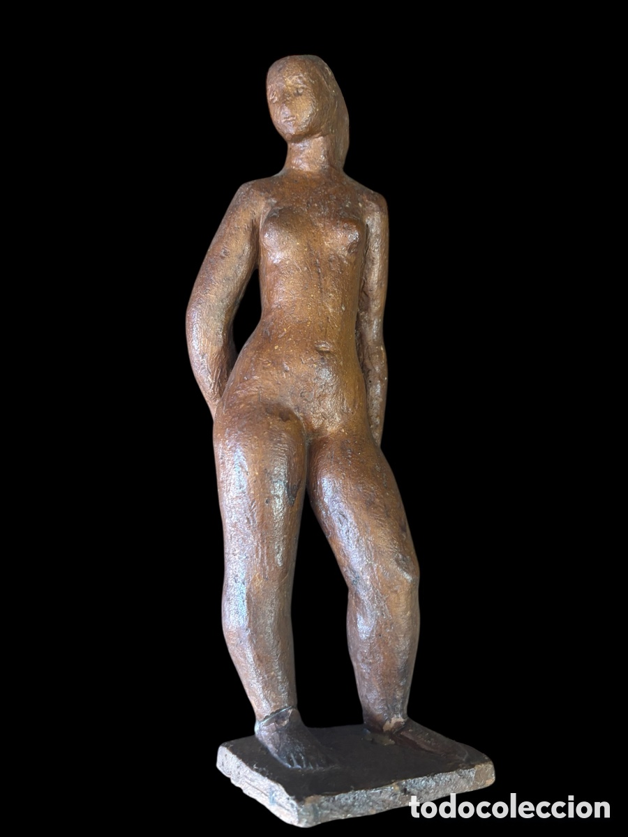 Arte: Bonita escultura en terracota. De Penka Stefanova . A&ntilde;os 50.