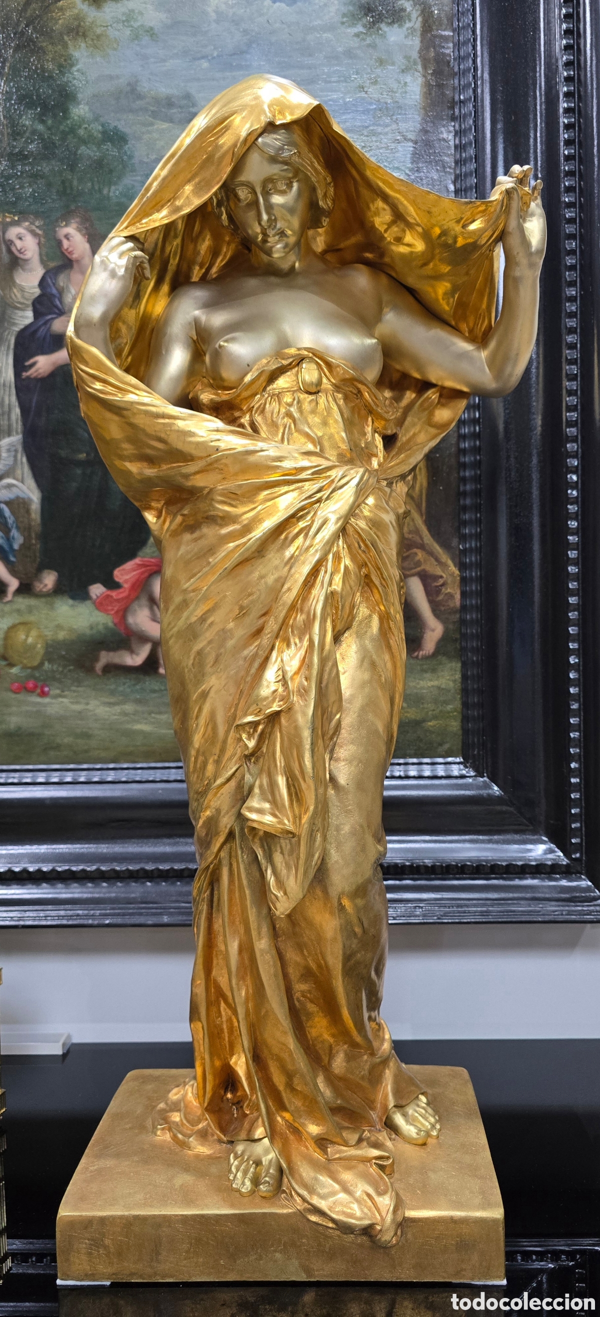 Arte: ESCULTURA FRANCESA EN BRONCE DORADO, SIGLO XIX