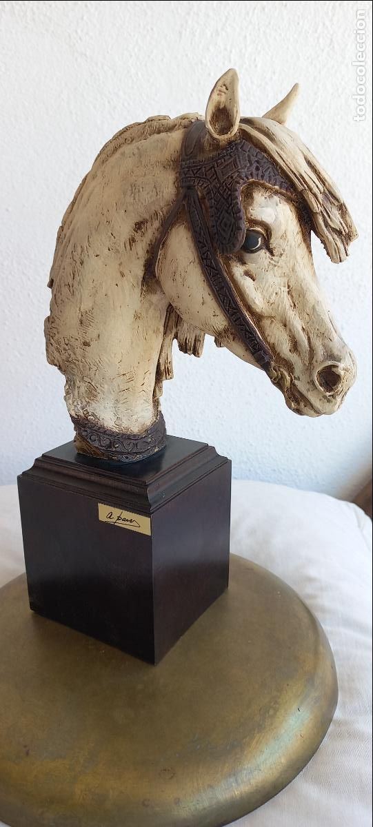 Arte: Figura o escultura de Cabeza o busto de Caballo, de ANDR&Eacute; PAOR.