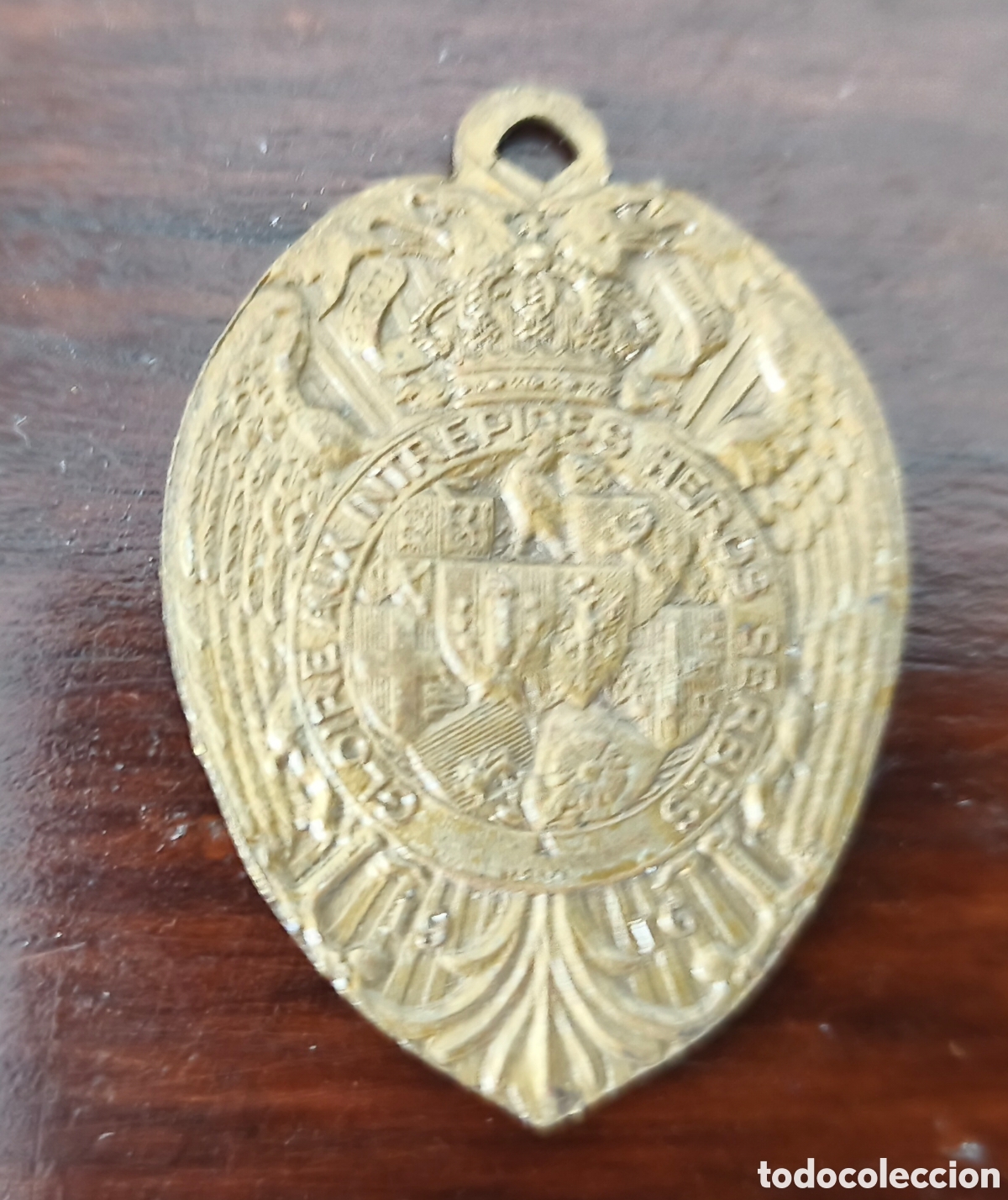 Arte: Medalla de guerra en bronce - Foto 2
