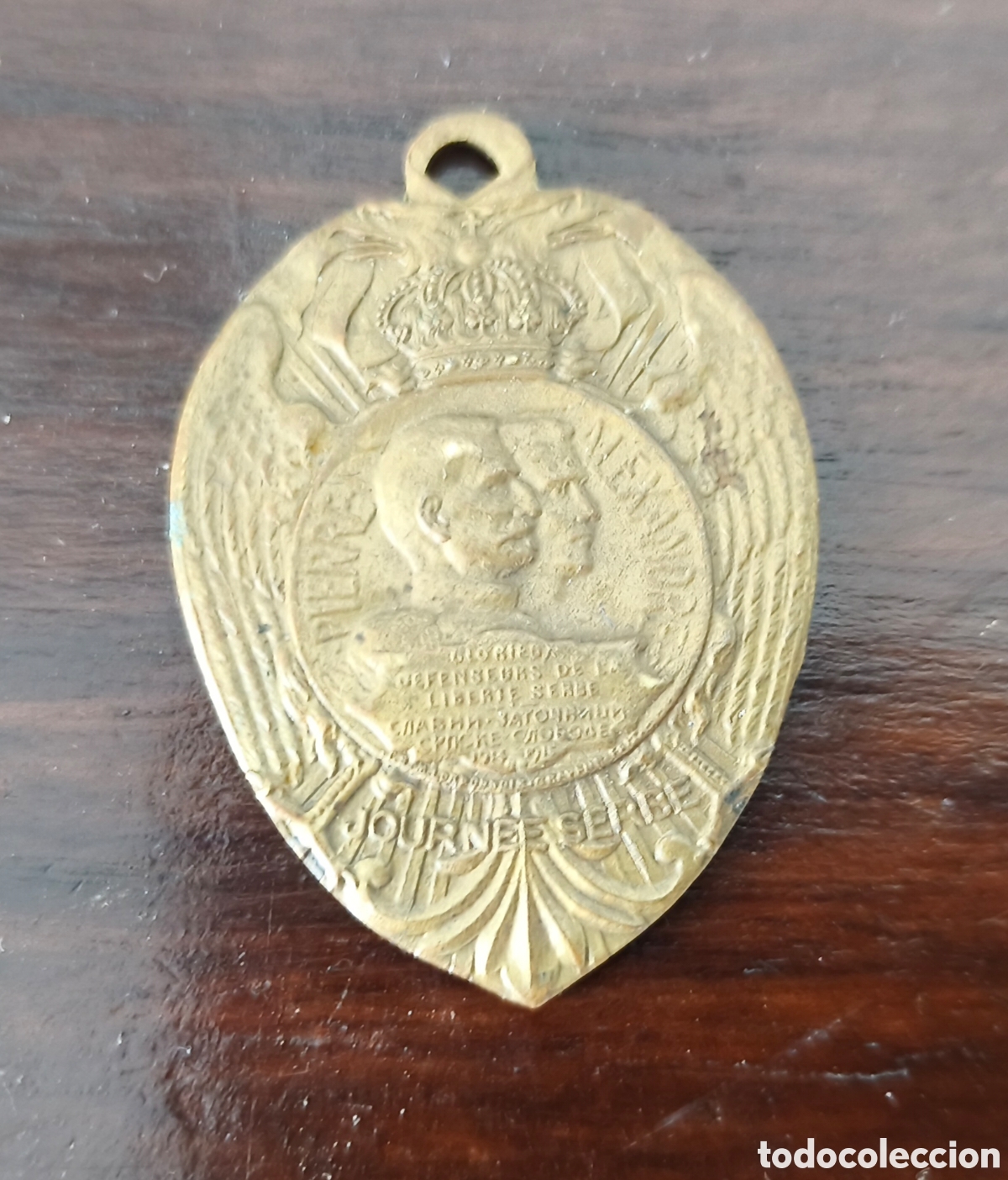 Arte: Medalla de guerra en bronce - Foto 1