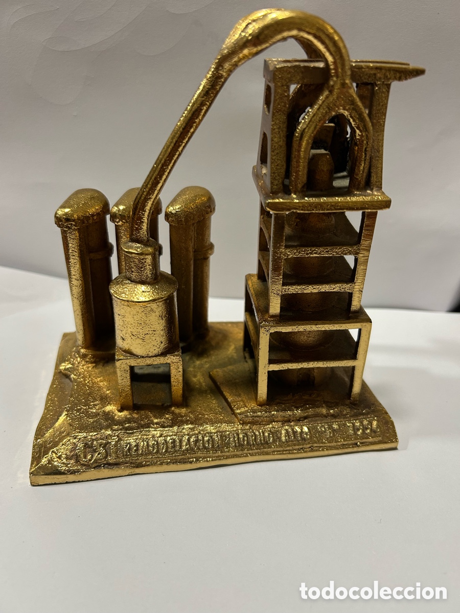 Arte: Escultura en bronce alto horno ensidesa firmada y numerada