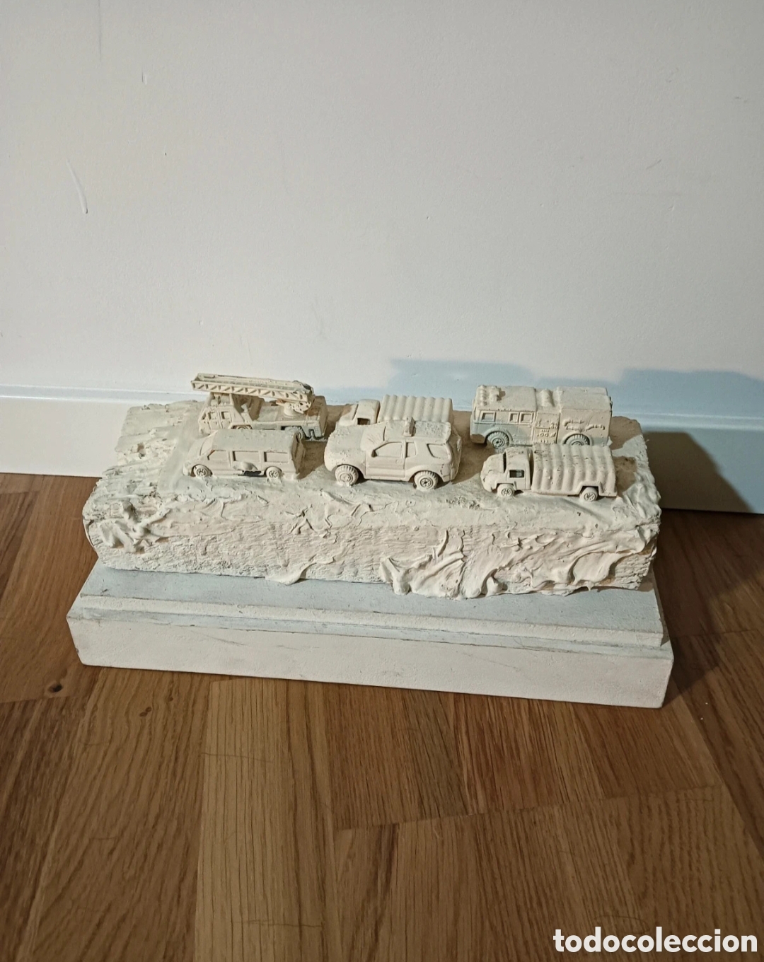 Arte: Escultura vintage de madera