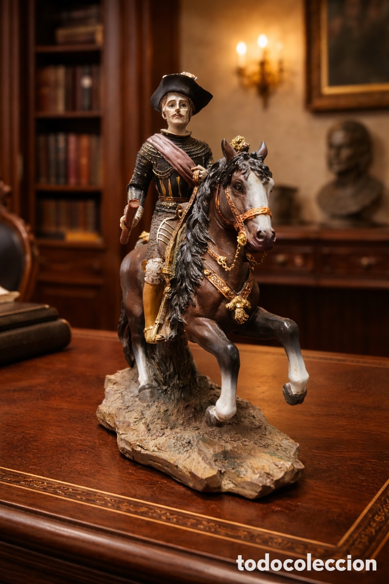 Arte: Figura Ecuestre Giordano di Panzano - Italia