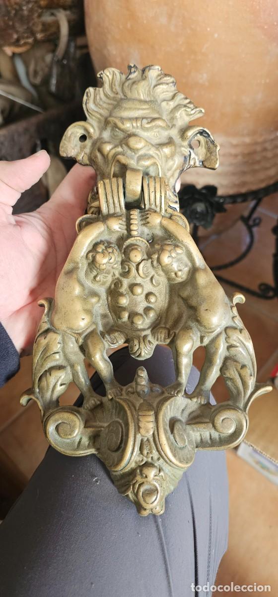 Arte: Espectacular llamador de bronce XVIII XIX