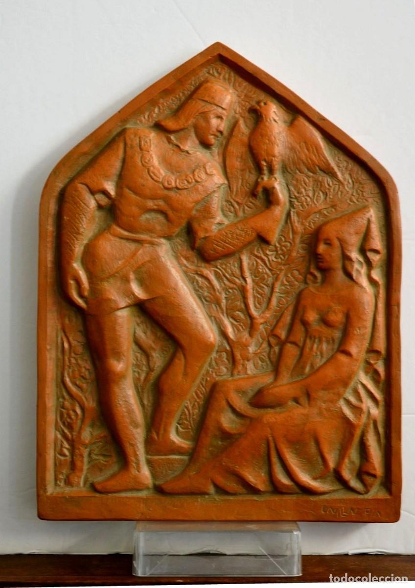 Art: Relieve del escultor Agust&iacute;n casillas ( Salamanca 1921-2016) de Calixto y Melibea