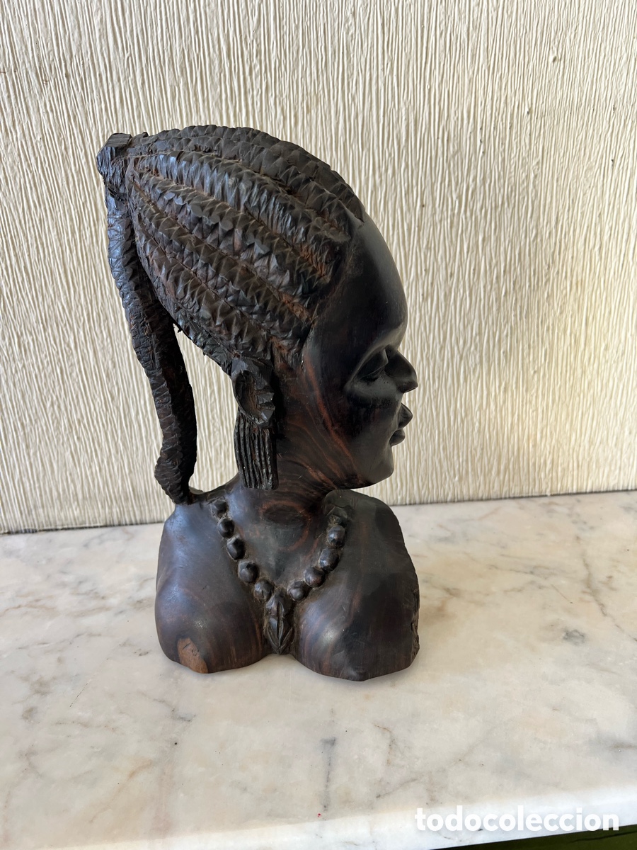 Arte: Talla de &eacute;bano maciza