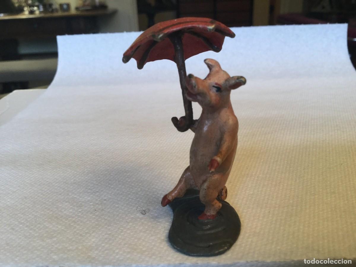 Arte: BRONCE DE VIENA - BAILE BAJO LA LLUVIA - MARCADO B - PRINCIPIOS DEL SIGLO XX