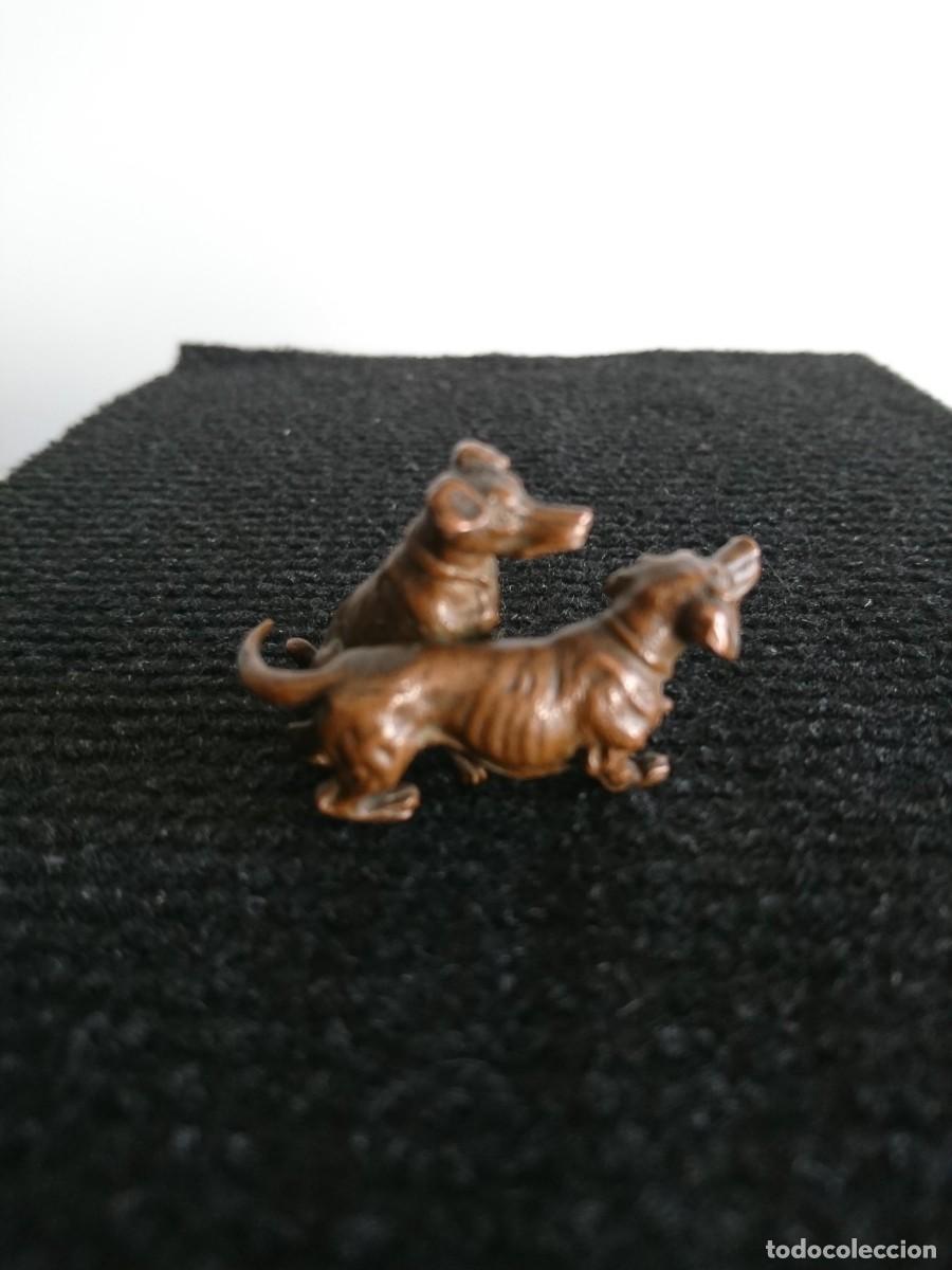 Kunst: BRONCE DE VIENA - DOS PERROS SALCHICHA - CIRCA 1900